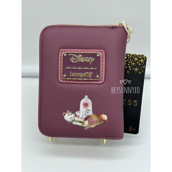 Loungefly Disney Beauty and the Beast Portrait Zip Wallet - Picture 2 of 3